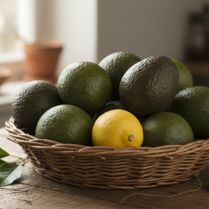15 Adet Fuerte AVOKADO 200 gram ve üzeri +1 Kg Limon